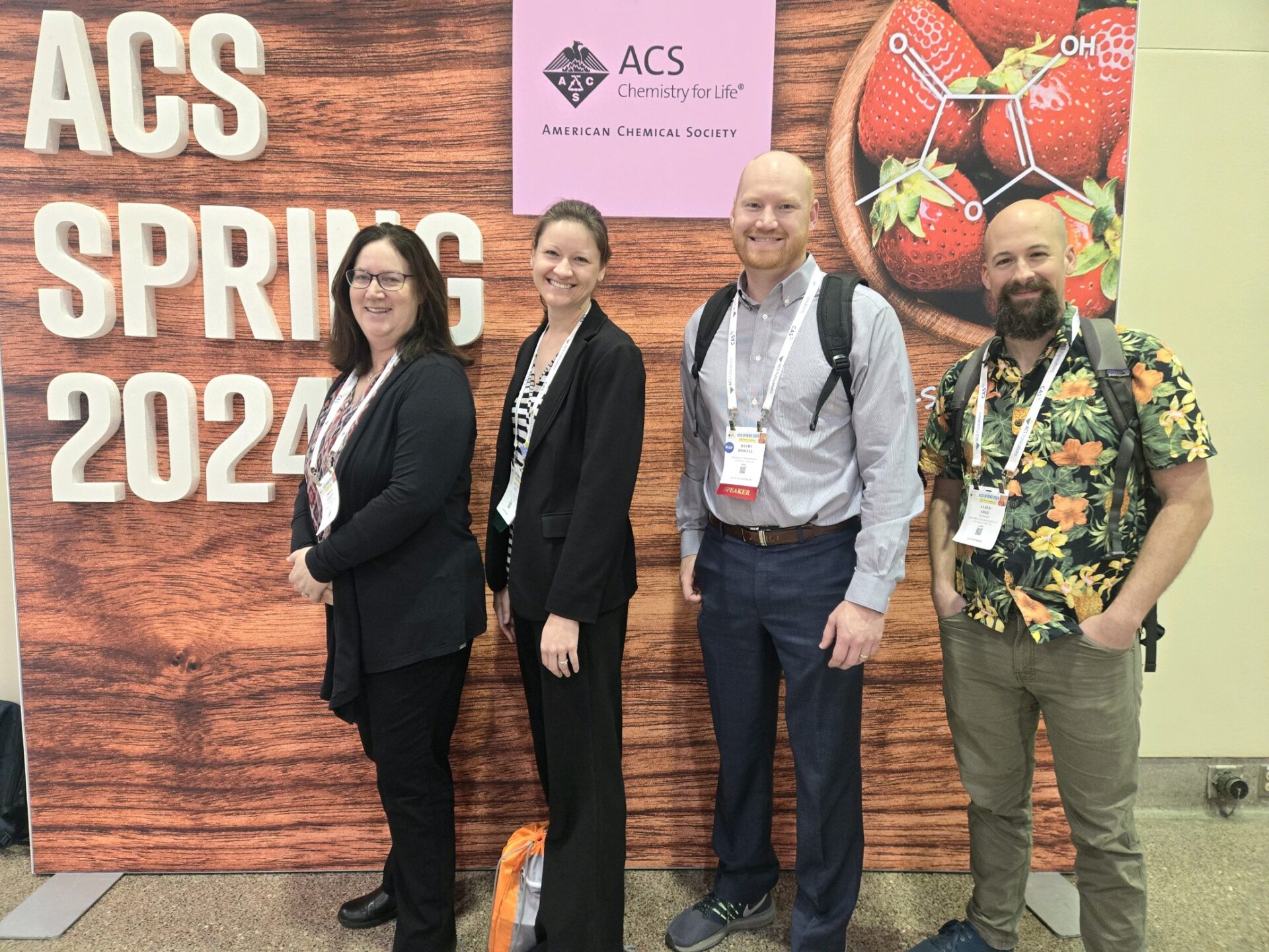 Featured image for “March: Christi Parham, Amanda Jons, David Howell, and Jared Mike attended the Spring ACS Conference in New Orleans, LA.”